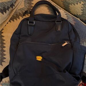 Black Open Story Backpack - Sleek Everyday Carry On